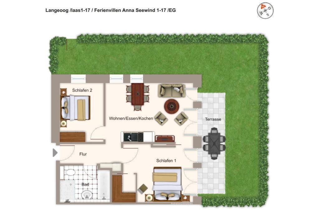 Apartmentvilla Anna See Apartmentvilla Anna See 1-17 朗格奥 外观 照片